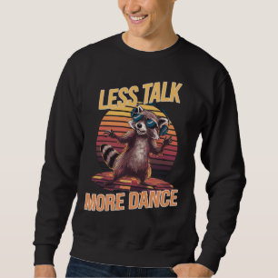 Moletom Menos conversa com mais cavalete de dança com Fone