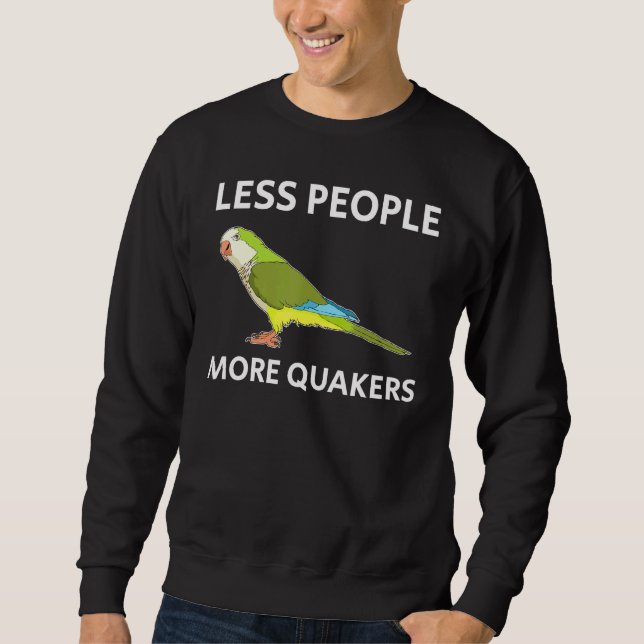 Moletom Menos Pessoas - Parapito de Quaker (Frente)
