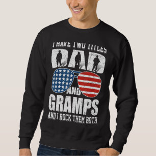 Moletom Mens 4 De Julho Eu Tenho Dois Títulos Pai E Grampo