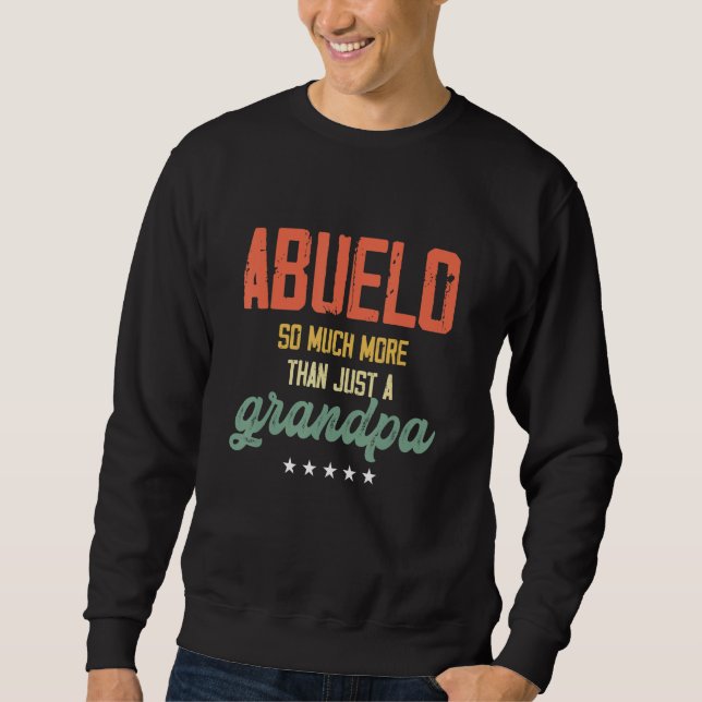 Moletom Mens Abuelo Muito Mais Do Que O Avô Gra (Frente)