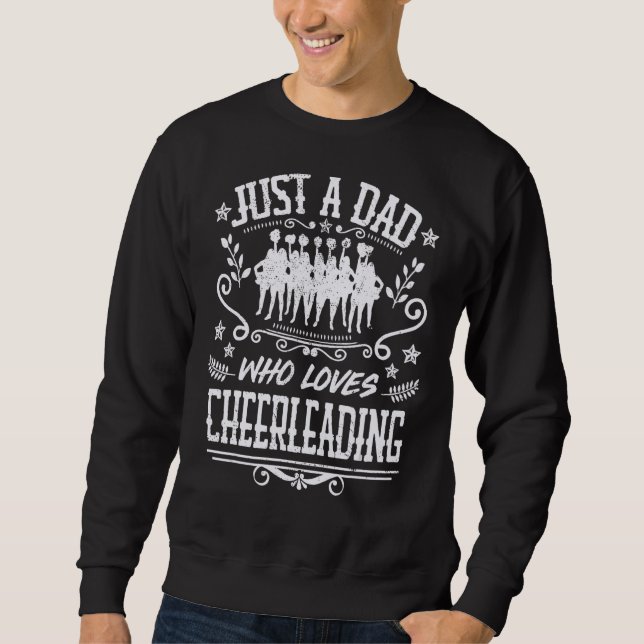 Moletom Mens Apenas Um Pai Que Ama Cheerhead (Frente)