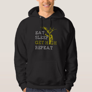 Moletom Mens Arborist Eat Sleep Get High Repeat