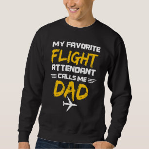 Moletom Mens Aviation Para Um Pai De Um Atendedor De Voo