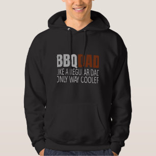 Moletom Mens BBQDad Como um Pai normal apenas com uma barr