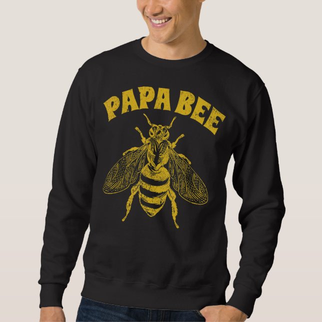 Moletom Mens Beekeeper Mantendo Dia de os pais de Abelhas  (Frente)
