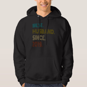 Moletom Mens Best Husband Desde 2019 Casais Vintage Marri