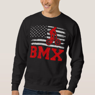 Moletom Mens Bmx Biking Style American Flag Bmx Fath