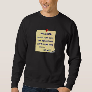 Moletom Mens Caro Bartender Beer Drinker