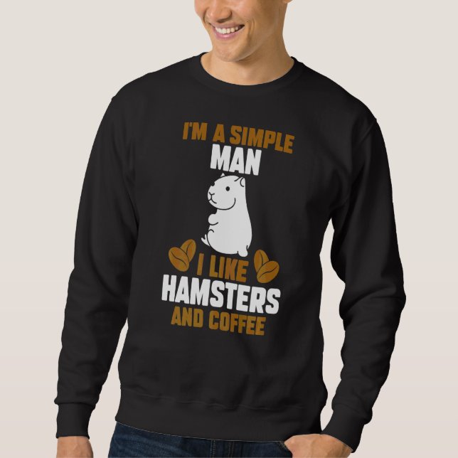 Moletom Mens Coffee Hamster (Frente)