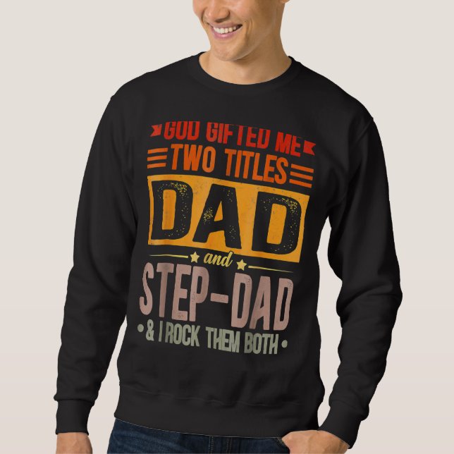 Moletom Mens Deus Me Deu Dois Títulos Pai E Pai E Eu Roc (Frente)