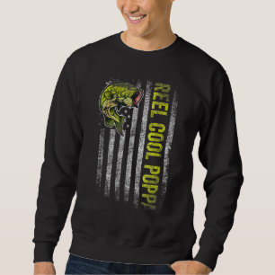Moletom Mens Dia de os pais Reel Legal Poppa Fish American