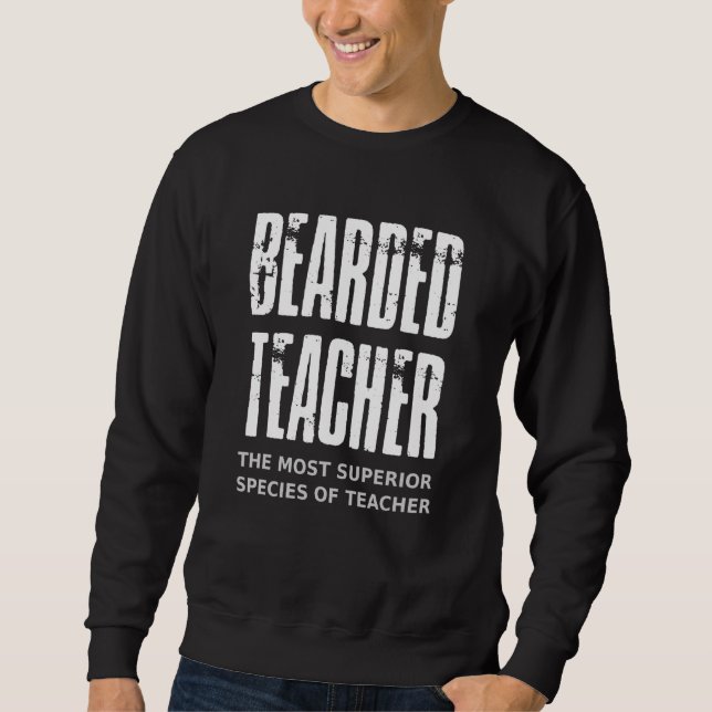Moletom Mens Dizendo Professora Carbusta Professor Beard B (Frente)