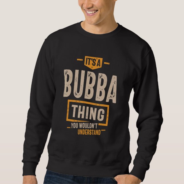Moletom Mens é um vovô Pai de Bubba (Frente)