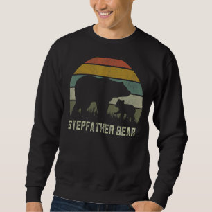 Moletom Mens Engraçado Stepdad Urso Cub Dia de os pais Bo
