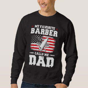 Moletom Mens Favoritos Barber Me Chama Pai Incrível de Pai