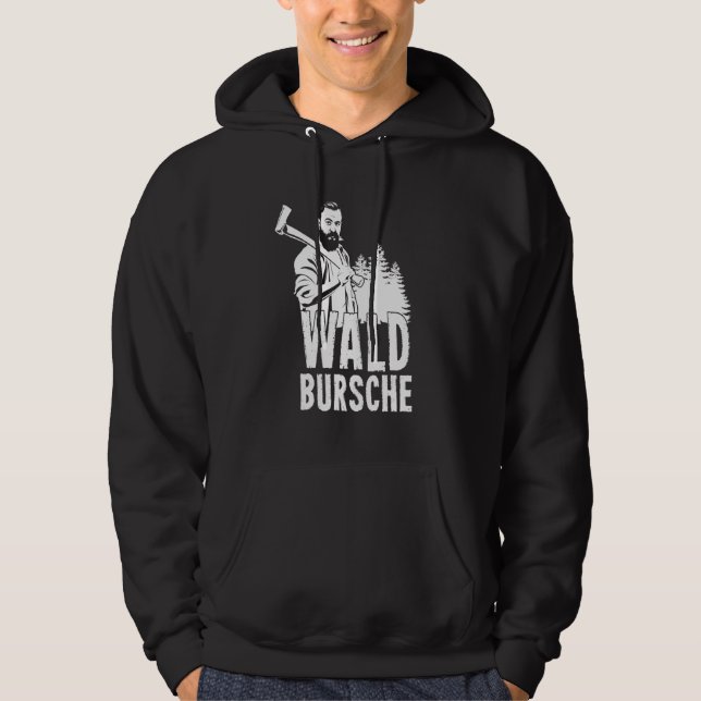 Moletom Mens Forest Bursche Woodcutter Spruce Moped Forest (Frente)
