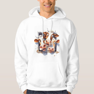 Moletom Mens Funny Cow Hoodie