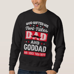 Moletom Mens God Ed Me Dois Títulos Pai Dia de os pais God