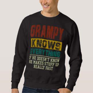 Moletom Mens Grampy Sabe Tudo Vintage Grampy Pai F