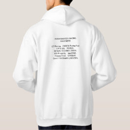 Moletom Mens Hoodie com Patrocinadores