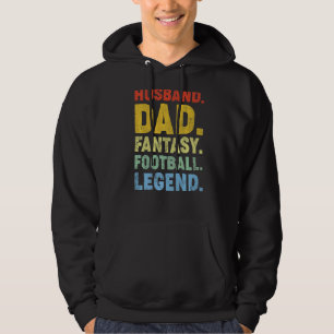 Moletom Mens Husband Pai Fantasy Legenda de futebol