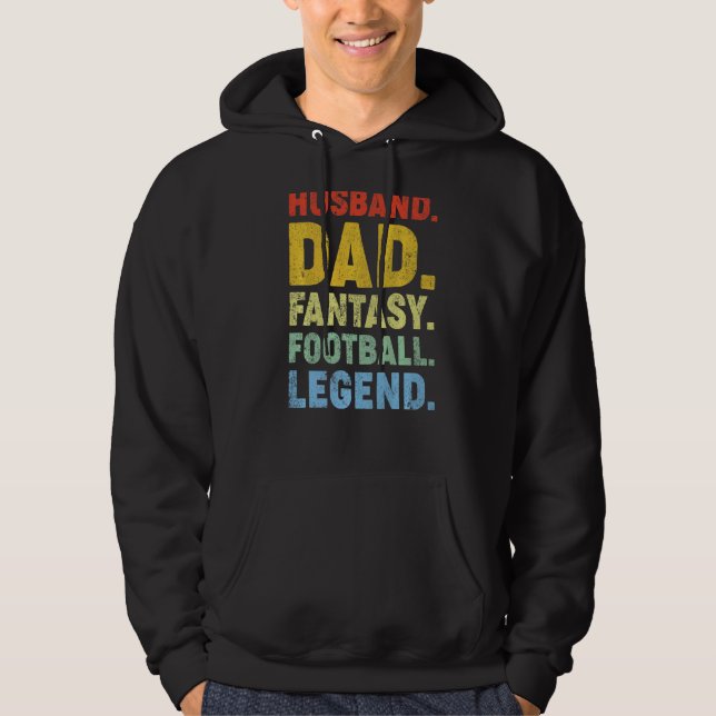Moletom Mens Husband Pai Fantasy Legenda de futebol (Frente)