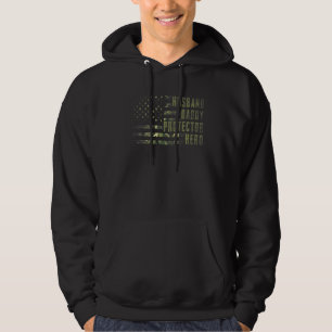 Moletom Mens Husband Protetor de Pais Hero Pais de Bandeir