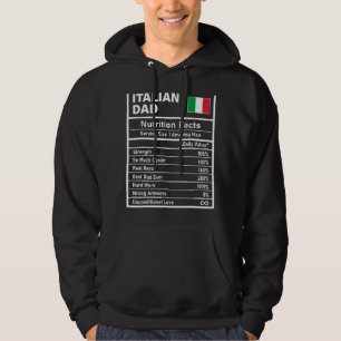 Moletom Mens Italiano Pai Facts Dia de os pais Nati
