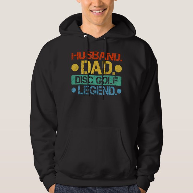 Moletom Mens Marido Pai Disco Golf Legend Disco Golf Fait (Frente)