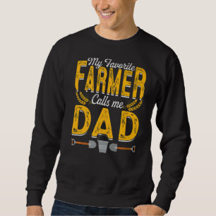 Moletom Mens Meu Agricultor Favorito Me Chama De Pai Fazen