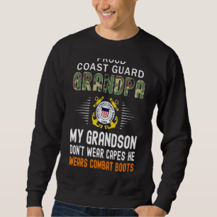 Moletom Mens Meu Avô Veste Combate Botas Ortoadas Gu