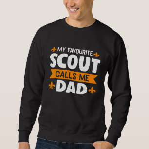 Moletom Mens Meu Escoteiro Favorito Me Chama Pai Scout Son