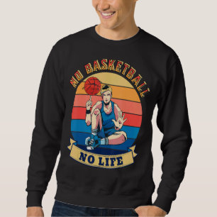 Moletom Mens No Basquete No Life Summer Basketball