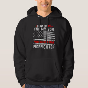 Moletom Mens Orgulhosos Pais Do Filho Bombeiro Eu Volto Pa