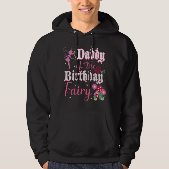 Moletom Mens Pai Da Princesa Fada De Aniversário Mus (Frente)
