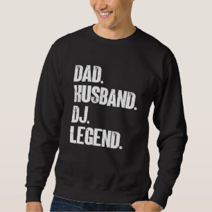 Moletom Mens Pai Husband Dj Legend Music Artista Dj