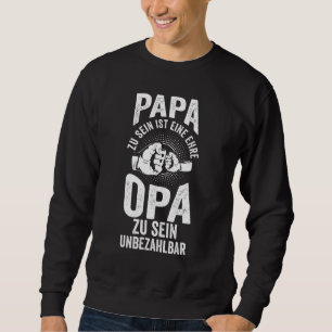 Moletom Mens Papa Zu Sein Ist Ein Ehre Opa Zu Sein Ist Unb