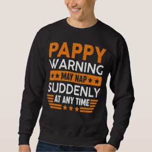 Moletom Mens Pappy Advertência Pode Dormir Noite De Repent