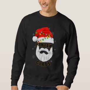 Moletom Mens Pawpaw Claus Santa Hat e Beards Avô Chris