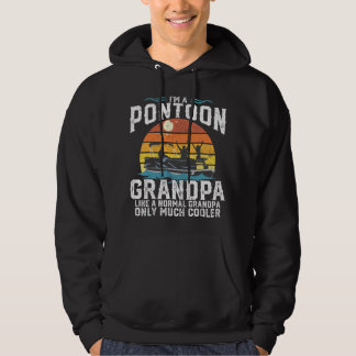 Moletom Mens Pontoon Grandpa Captain Retro Funny Boating F