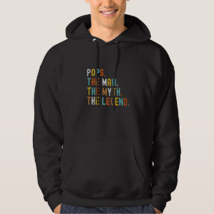 Moletom Mens Pop O Homem O Mito O Dia de os pais Da Lenda