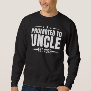 Moletom Mens Promovidos ao Tio para o Tio Superior Promovi