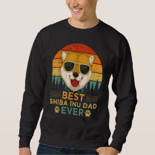 Moletom Mens Retro Estilo Melhor Pai Shiba Inu Nunca do Pa