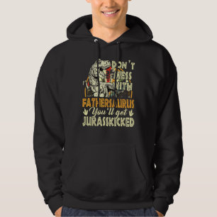 Moletom Mens Retro Padre Rex Saurus Dia de os pais Christm