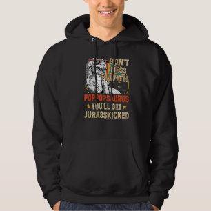 Moletom Mens Retro Pop Pop Rex Saurus Dia de os pais Chris