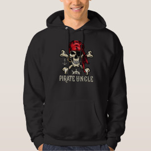 Moletom Mens Retro Style Skull Skeleton Pirata Tio Fathe