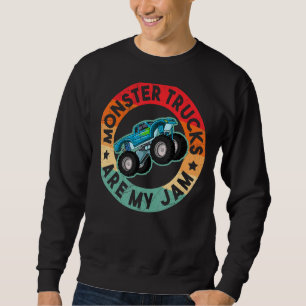 Moletom Mens Retro Sunset Vintage Monster Truck São Meu Em