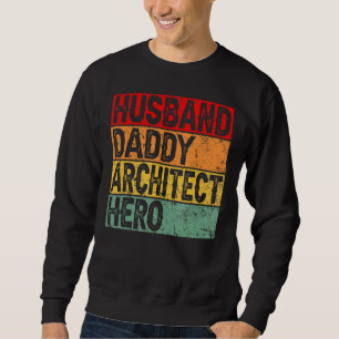 Moletom Mens Retro Vintage Husband Pai Architect Padre'