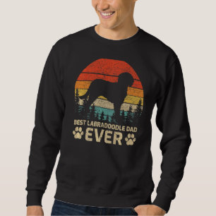 Moletom Mens Retro Vintage Melhor Pai Labradoodle De Febre