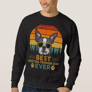 Moletom Mens Retro Vintage Sunset Melhor Pai de Boston Ter